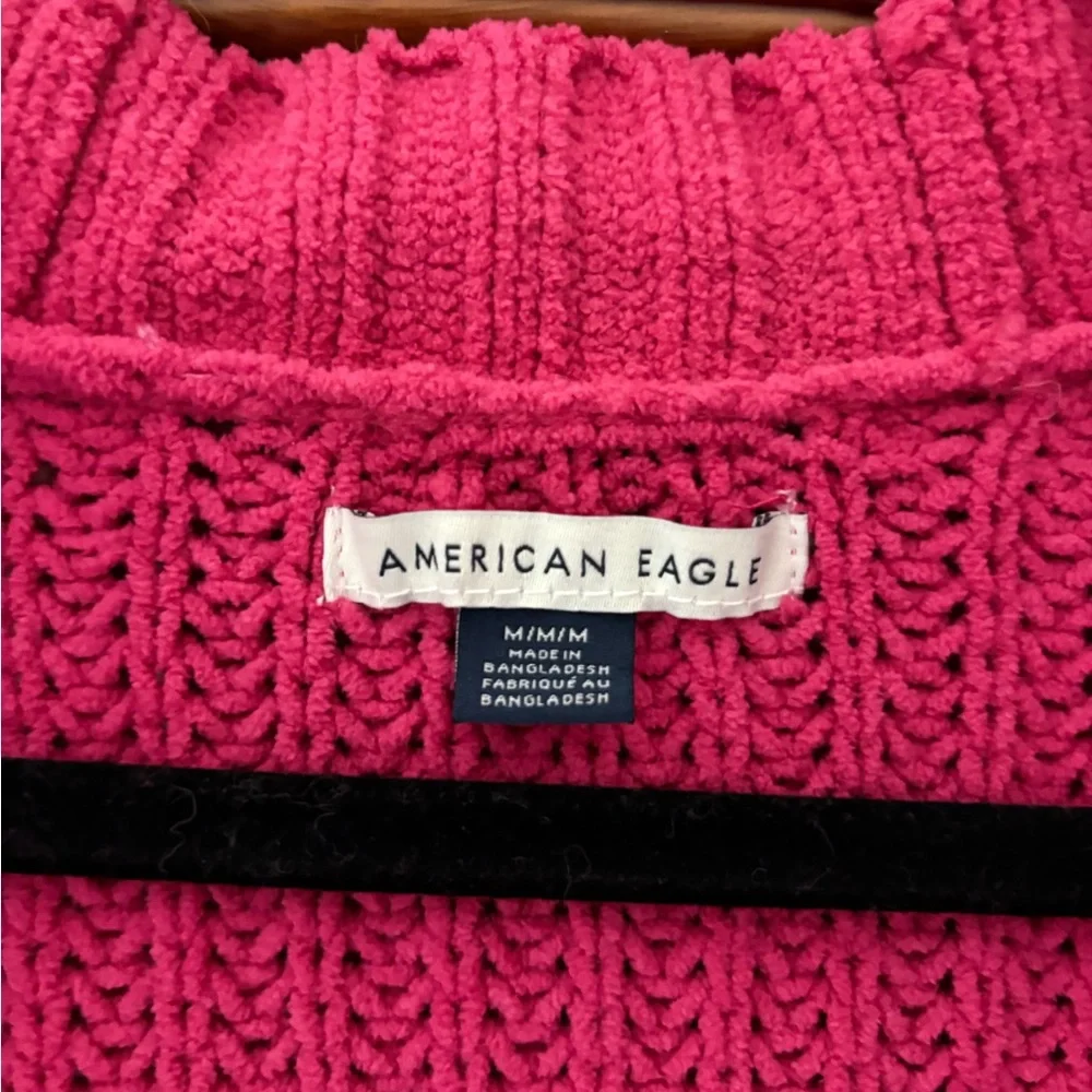 American Eagle Outfitters Fuchsia Pink Cardigan - Picture 2 of 3